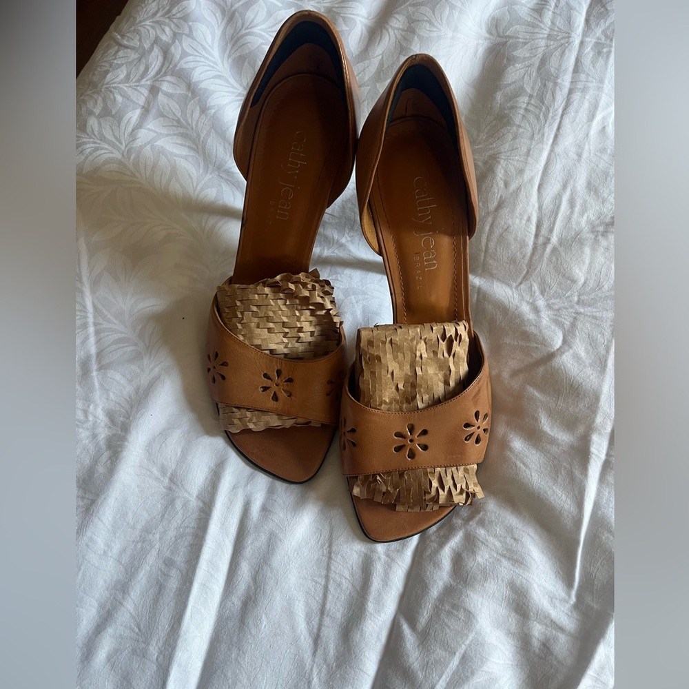 Cathy Jean Leather Heels